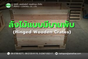 ลังไม้แบบมีบานพับ